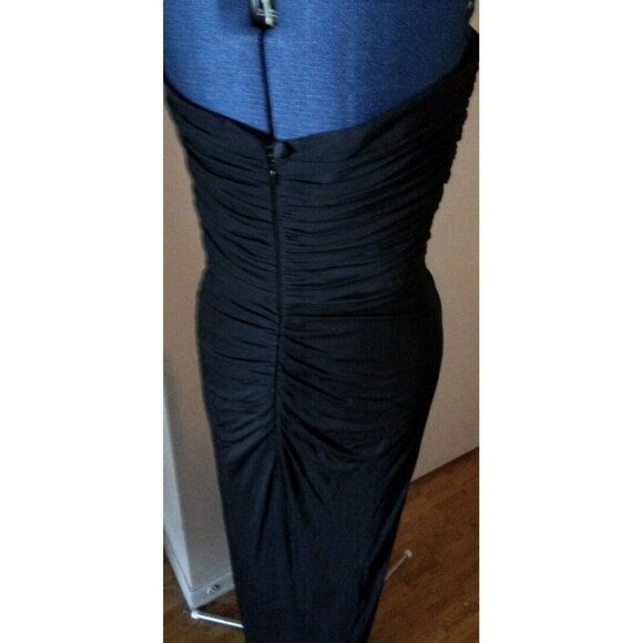 Vintage Creeds maxi tube fitted dress gown 10 - Picture 9 of 11